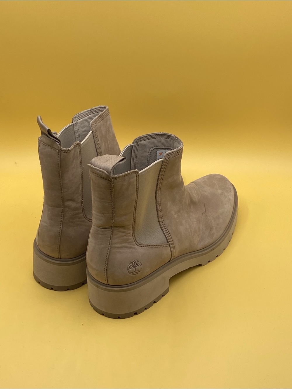 Timberland Women’s Lace-Up Lug Boots — Beige - Picture 4 of 4